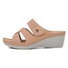 Silver Comfortable Spring and Summer New Fashion Casual Slope Heel Beach Wear Sandals Women's Shoes