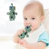 1pcs Baby Silicone Teething Toys, Robot Shape Teether Chew Toys By Key for Baby Learning Colors Sensory Educational Toys