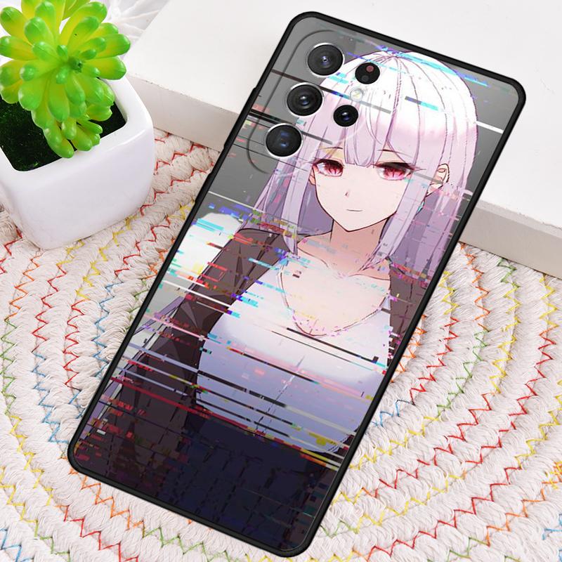 Cute Girl Glitch Animation Phone Case for Samsung Galaxy Note 10 Pro S26 Ultra S23 S24 FE S25 S21 S22 PLUS Shockproof Cove