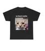 Summer Latest Style Fun Cat Print Pure Cotton Tshirt Breathable Comfortable Fashionable Trendy Couples Outfit Streetwear
