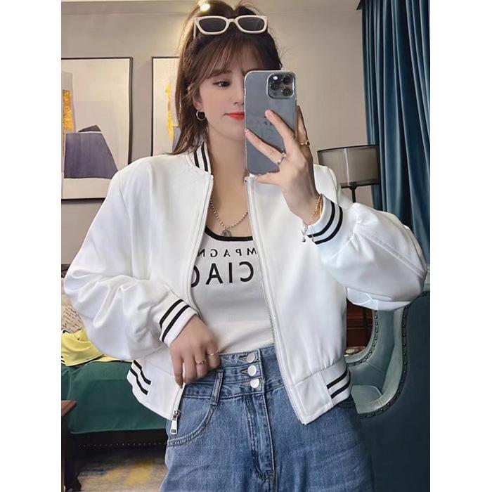 Women's 2023 High-End Loose Baseball Jacket - Autumn/Spring Street Fashion