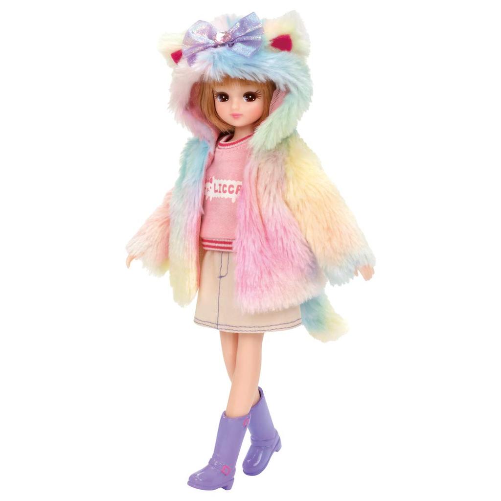 Dress Fluffy Colorful Cat Licca-chan LW-16