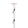 Boat Rope Braided White 2 mm * 500 m Polyester