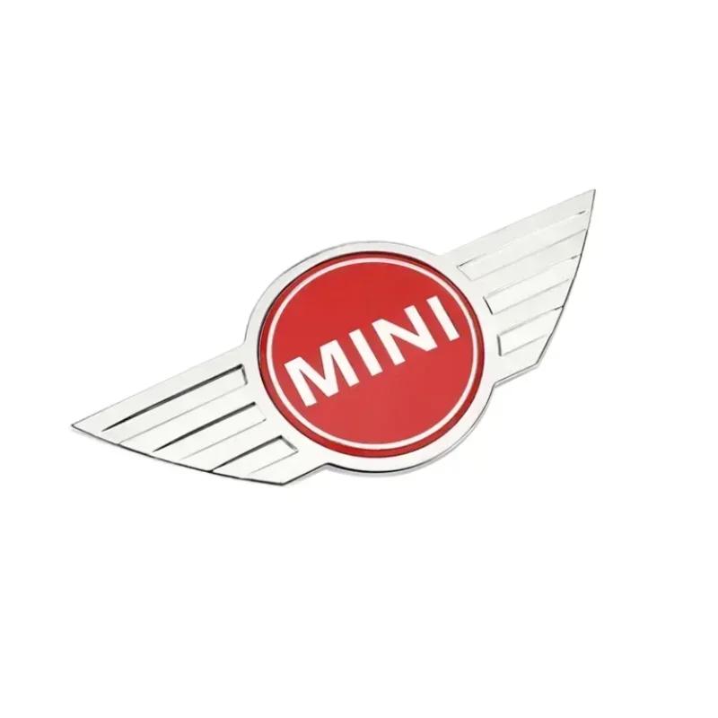 3D ABS Auto Styling Motorkap Embleem Sticker Refit Vervanging voor BMW Mini Cooper Logo R55 R56 R60 R61 Voorhoofd Hoofd Accessoires