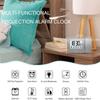 Projection Alarm Clock Digital Table Clock with Thermometer Hygrometer Display