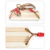 Wooden Swing for Adults Children Outdoor Pastoral Swing with Adjustable Rope 100kg Max Load-Bearing Swing for Yard Garden