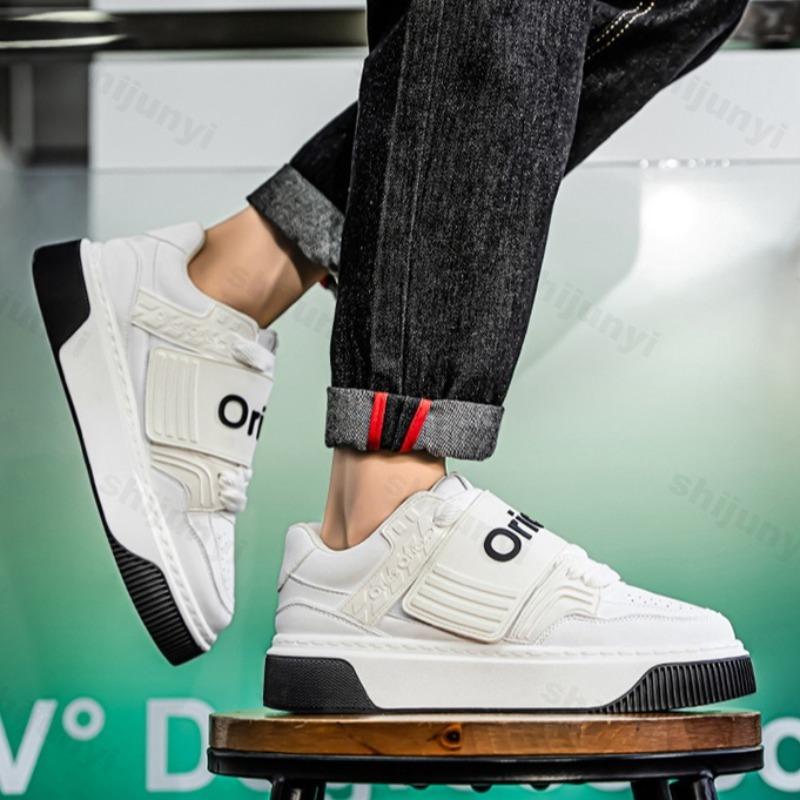 Fashion 2025 Spring New Niche Design Thick Sole Casual Shoes for Men Fashion Trend Comfortable Low Top Shoes Color Block Chunky sneakers