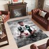 Cristiano Ronaldo 112 Customized Name Floor Rug Office Rug Suitable for Playrooms Dining Room Kitchen Bedrooms Antislip Carpet Decorate Offices