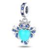 silver-plated Glow in the dark Firefly Honeybee Star Charms Beads Fit Qikaola Original Bracelets Fine DIY Jewelry Gift