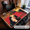 Custom Name Extended Mouse Pad,Billie Eilish Gaming Desk Mat For Home Office Desktop Decor