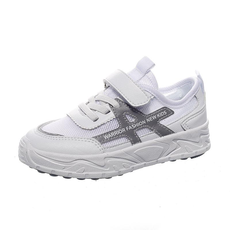 Warrior Stylish Minimalist Trendy Versatile Non-Slip Wear-Resistant Breathable Lightweight Casual Shoes Kids Casual Shoes White WZTH-079111