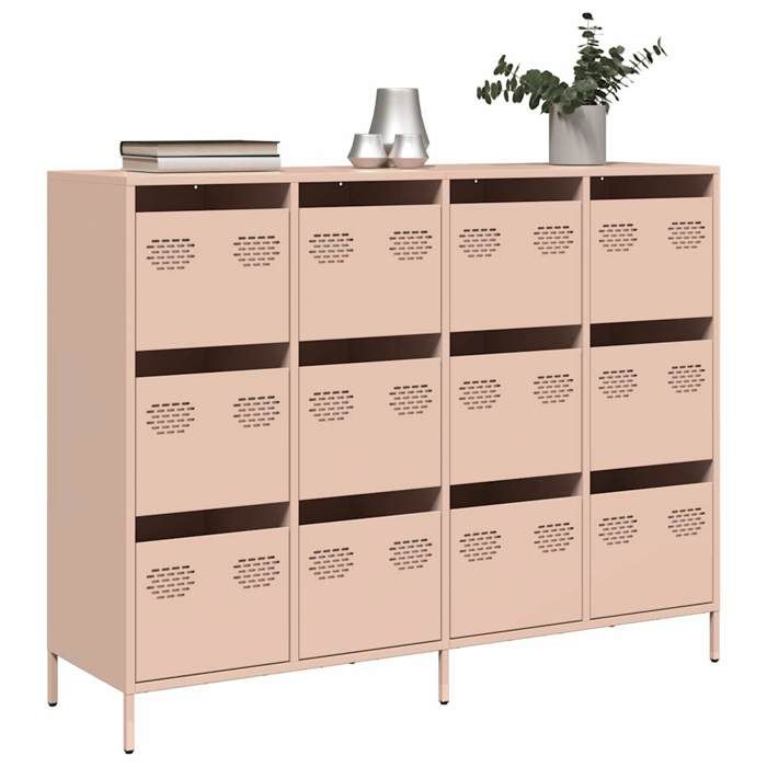 VidaXL Buffet Pink 135x39x103,5 Cm Cold-rolled Steel, Storage Furniture, Kitchen Storage Furniture, Furniture of 3307174