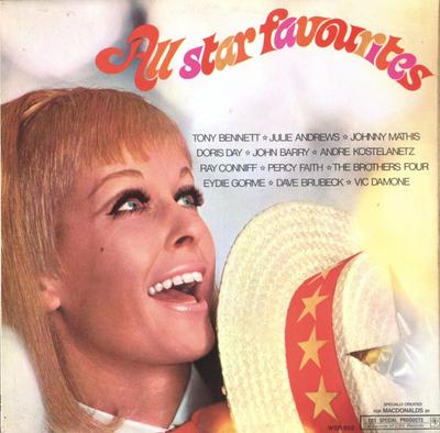 LP Record VARIOUS - All Star Favourites WSR853 CBS Special Pro 1966 UK Jazz Used