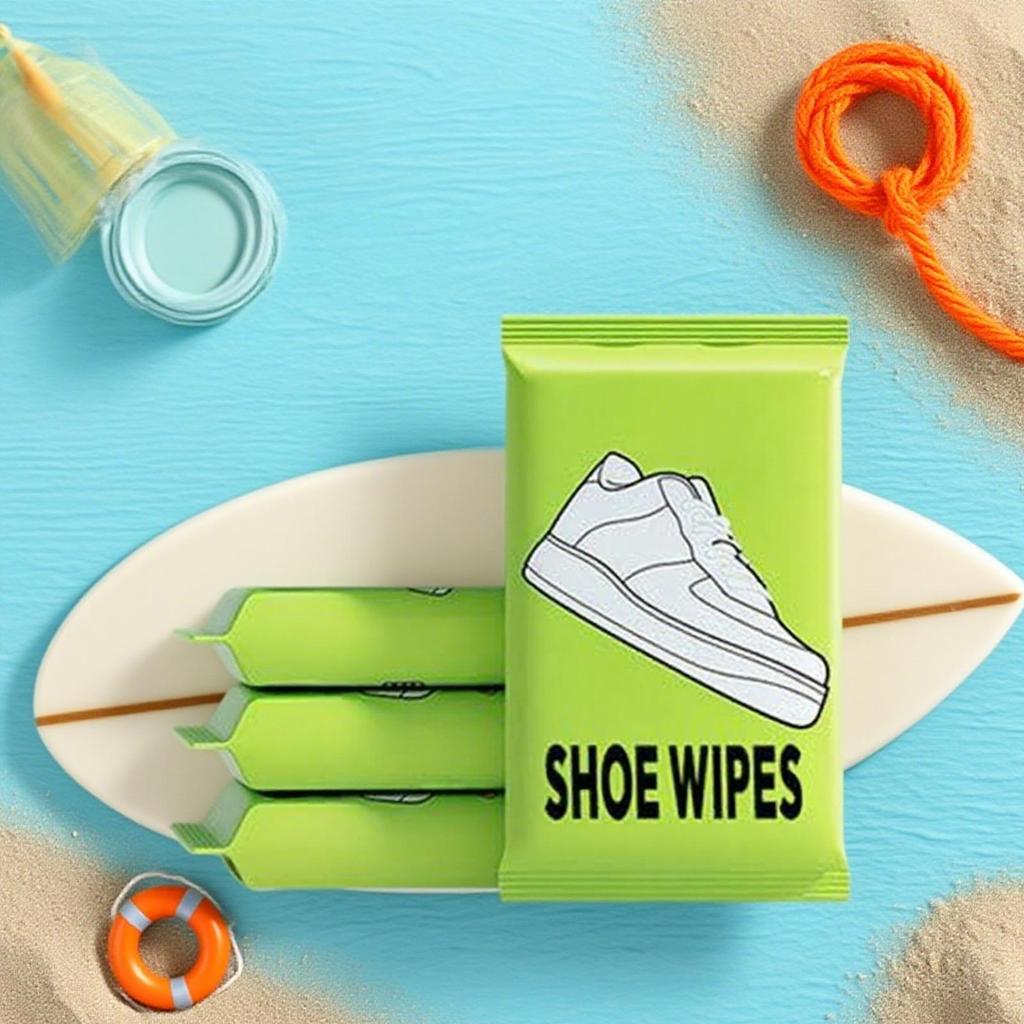 Portable Shoe Cleaners Quick Clean Shoe Wipes Sneaker Cleaning Wipes Premium Wipes for Removing Dirt Stains Scuffs and Care