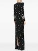 High-End Beaded Rhinestone Fitted Evening Gown