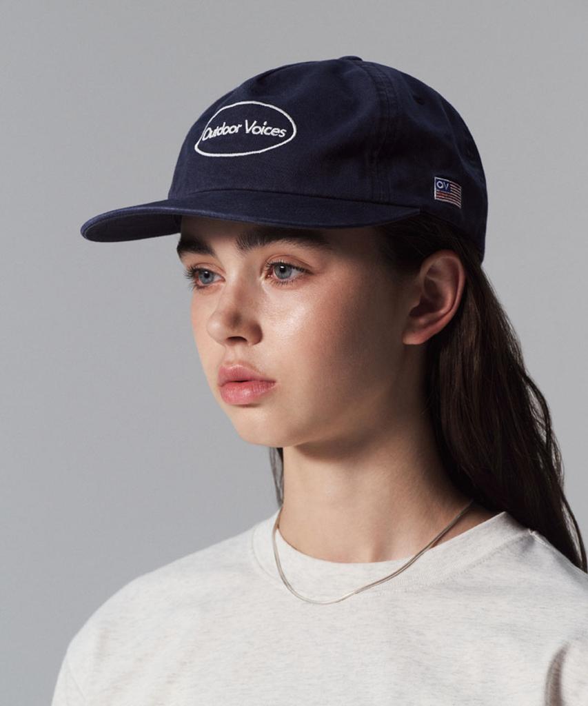 Ausdoeoboiseu Oval Logo 5P Cap (Navy)