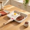 Temperature Sensing Breakfast Skillet Maifan Stone Coating Steak Frying Pan  Breakfast