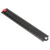 Folding Aluminum Alloy Ruler 0-300mm Measurement Range, Simple Angle 90 Metal Stationery for Artists, Construction Workers, Designers, Carpenters