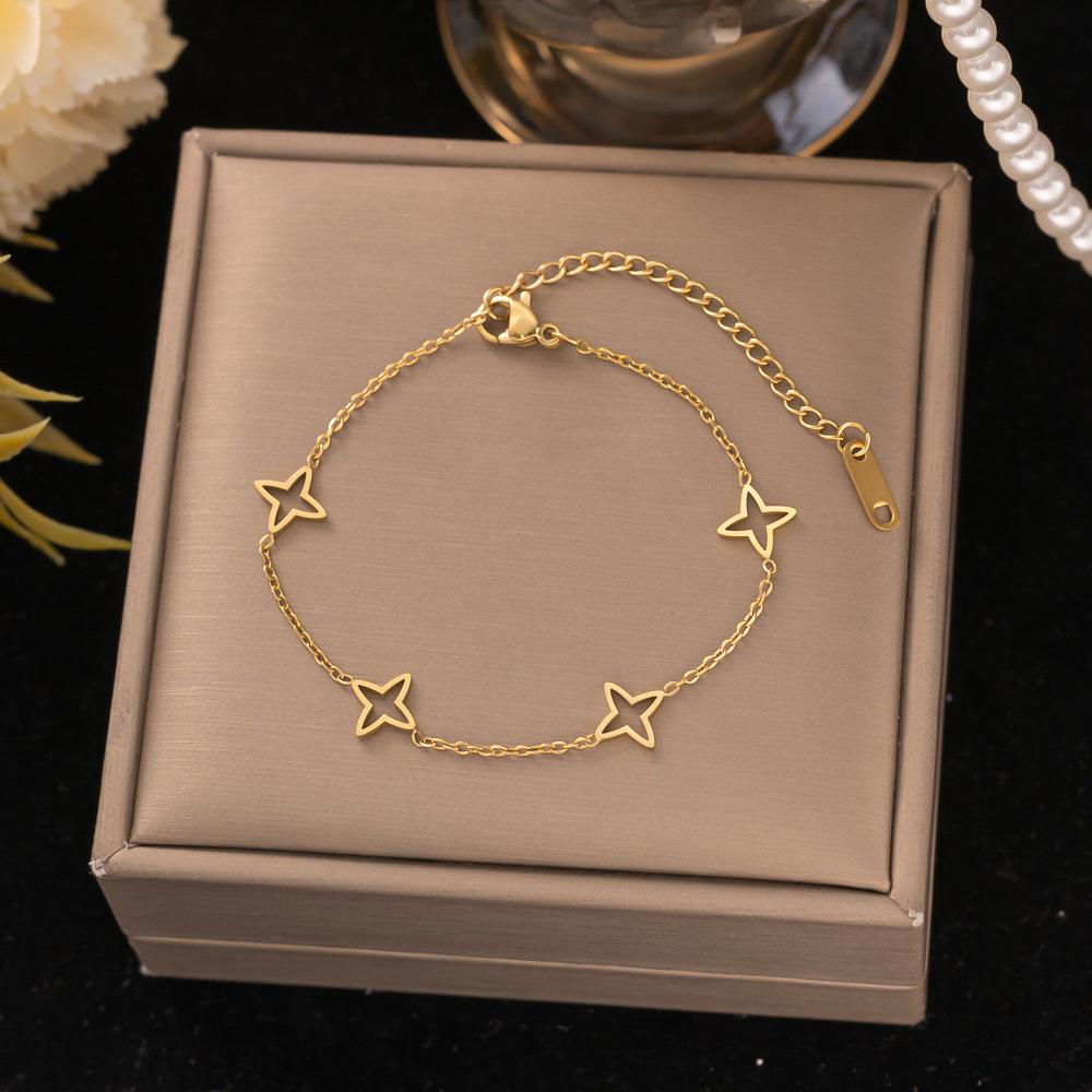 Fashion Titanium Steel Bracelet Never Fade Elegant Durable Jewelry for Women Men Unisex