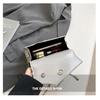 Fashion Sequins Handbag Small Square Bag Female Trend Bowknot Commuter Single Shoulder Crossbody Bag