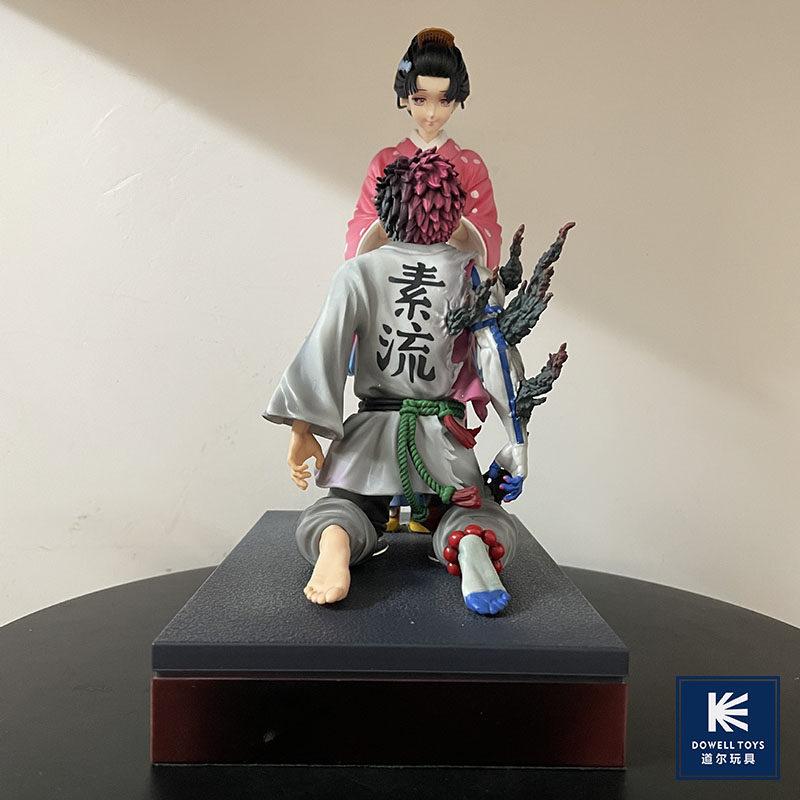 LK Studio Demon Slayer Love Snow Aiwaza Anime figures scene can be Move 27cm/10.62Inch PVC Action Wild Battle Toys Gifts