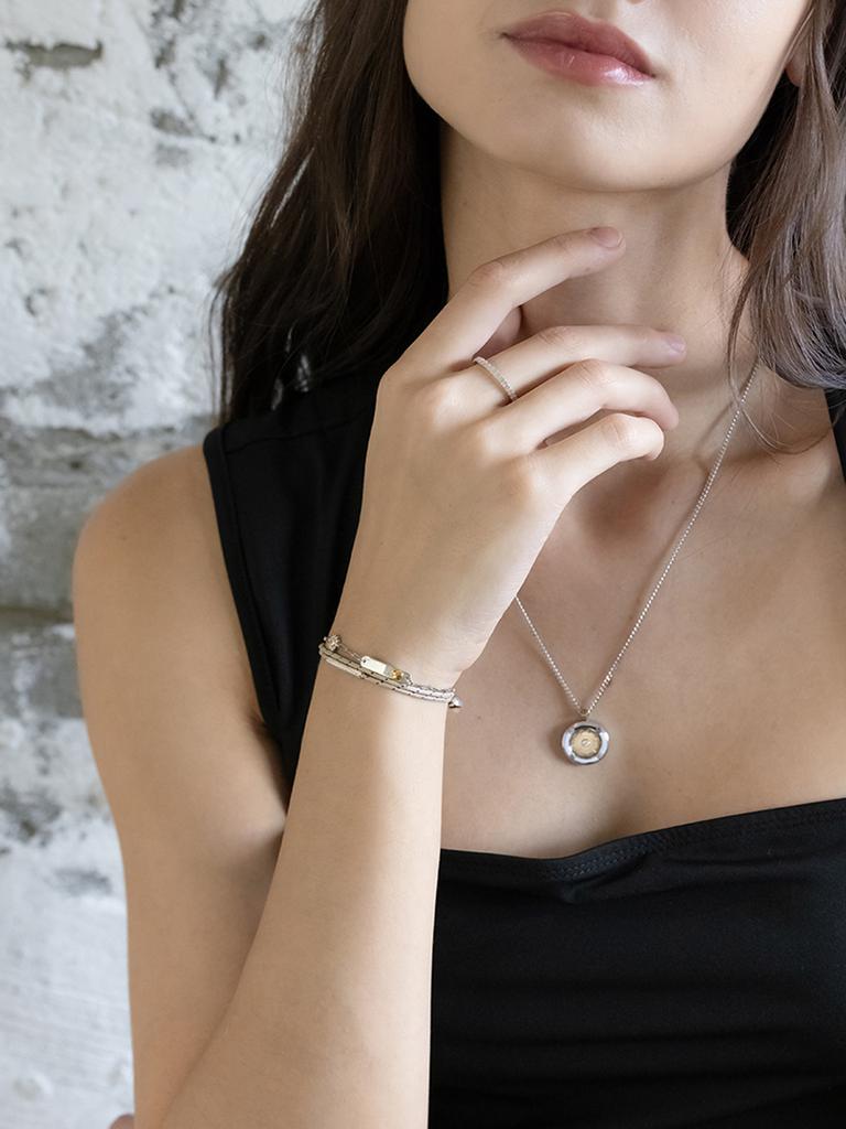 Begins Larin Double String Bracelet Beige Dot