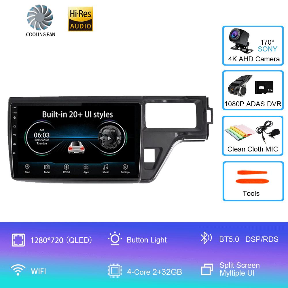 Android 14 Car Radio For Honda Stepwgn 5 2015 - 2021 Right Drive Player Multimedia Navigation Stereo GPS No 2din 2 Din Dvd