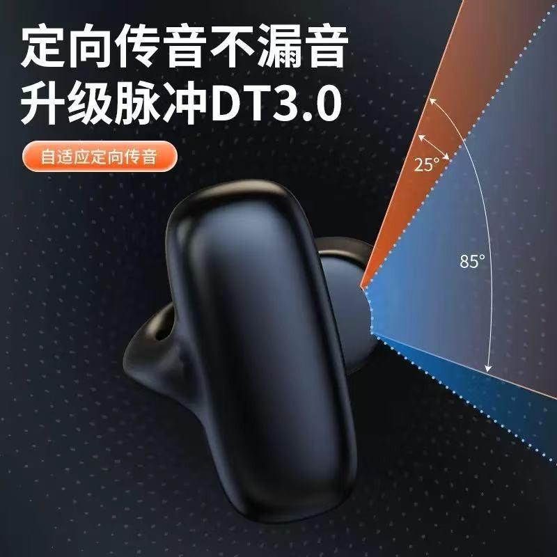 X33 clip ear bone conduction bluetooth headset painless wear single ear sports call long battery life can not enter the headset