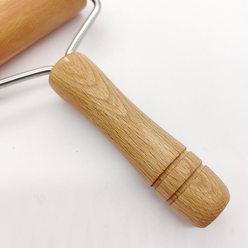 Manual Wooden Handheld Rolling Pin for Dumpling Dough, Pasta, and Noodles