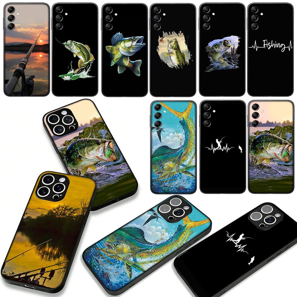 Activities Fly Trout Carp Fishing Rod Fish Cover Phone Case for OPPO A18 A16 A17 A38 A54 A40 A60 A80 A78 A79 A57 A55 A96 A15 A53