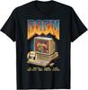 Doom Retro Desktop Computer Install Funny Video Game Unisex T-shirt