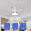 16 "Blade Light Ceiling Fan With Light Tri Color Dimming Lighting Fan Household Small 3 Speed Adjustment Ceiling Fan
