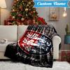 Custom Name England Football Crest Blanket Lightweight Ideal Bedding Blanket Perfect for Travel, Camping, Living Rooms, Sofas, Christmas gift