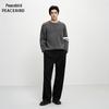 PEACEBIRD MEN Loose Fit Round Neck Pullover Sweater