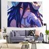 Gamer Albedo Anime Sexy Mädchen Cartoon Wandteppich Kunst Science-Fiction Zimmer Heimdekoration Kunst Heimdekoration
