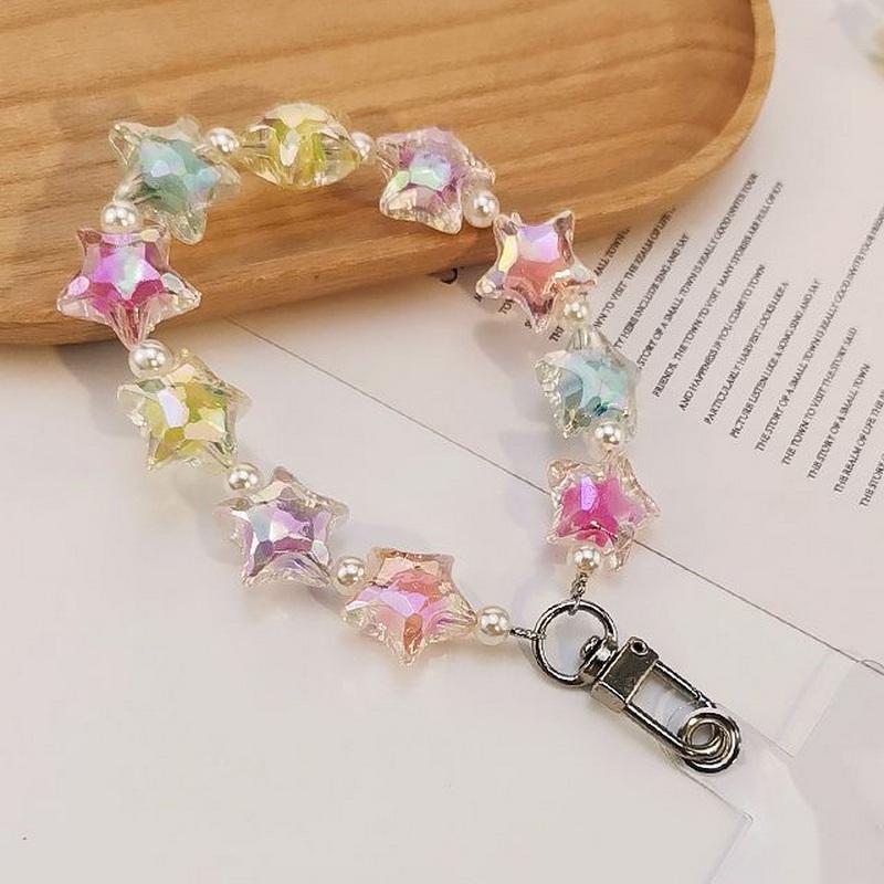 Mobile Phone Lanyard Cellphone Strap Phone Candy Color Phone Case Rope Jewelry Keychain Universal Bracelet for Samsung iPhone Xiaomi Huawei