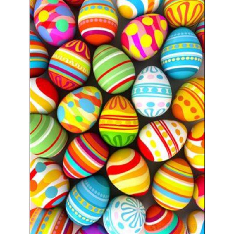 Buntes künstliches Ei aus Holz zum Selbermachen, Osterei für Kinder, Zeichnen, Malen, Graffiti, Spielhaus-Spielzeug