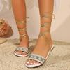 Fashion 2025 Summer New Fashion Flat Open Toe Sandals Women's Cross Strap Sandals for Women Gladiator Beach Sexy Rome Zapatos Mujer