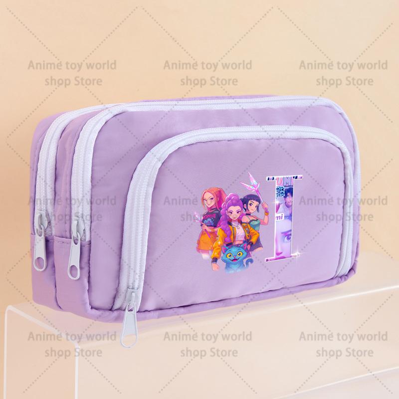 Kpop Dämonenjäger Federmäppchen Cartoon Kawaii Mädchen Stiftebox Stifthalter Tasche für Schüler Schulanfang Schreibwaren Geschenkartikel