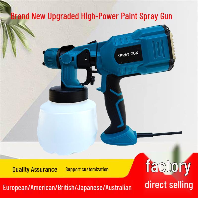 2026 New Electric Paint Sprayer: Large Capacity, 4 Copper Nozzles, Customizable