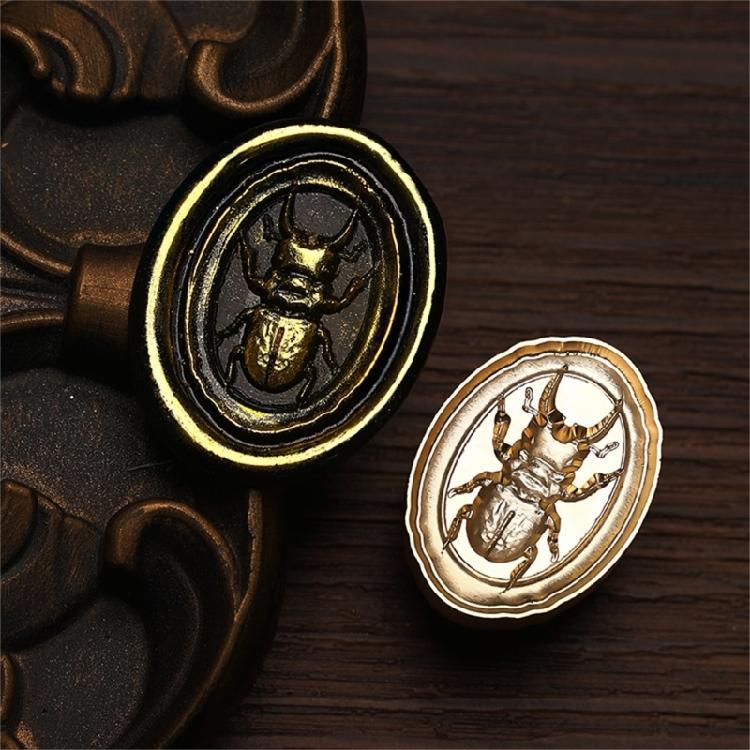 Butterfly Wax Seal Stamp Brass Head Insect Series Sealing Waxed Stamp for Photo Invitation Card Scrapbooking Decorations