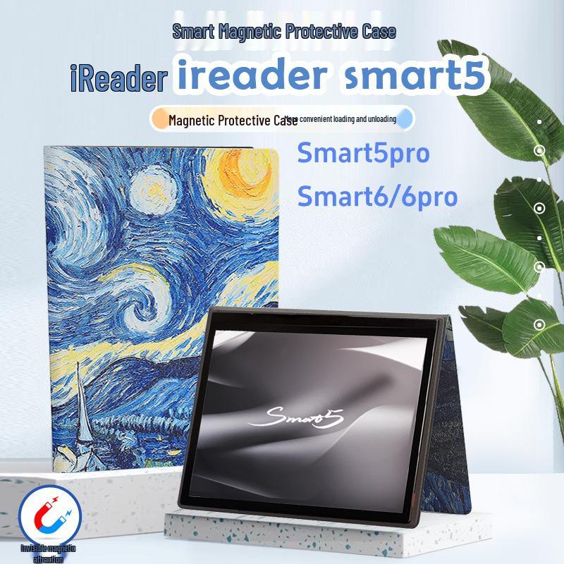 IReader Smart5/5pro/5c & Smart6 Magnetische Leder Schutzhülle