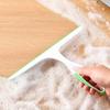 Green Household Long Handle Household Scraper Wiper Glass Wiper Plate Silicone Mirror Defogger Double Sided Wiper