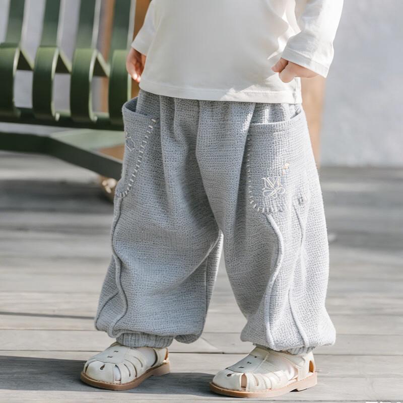 EMXEE Kids  Waffle Knit Joggers 90 cm (1-2 Years)