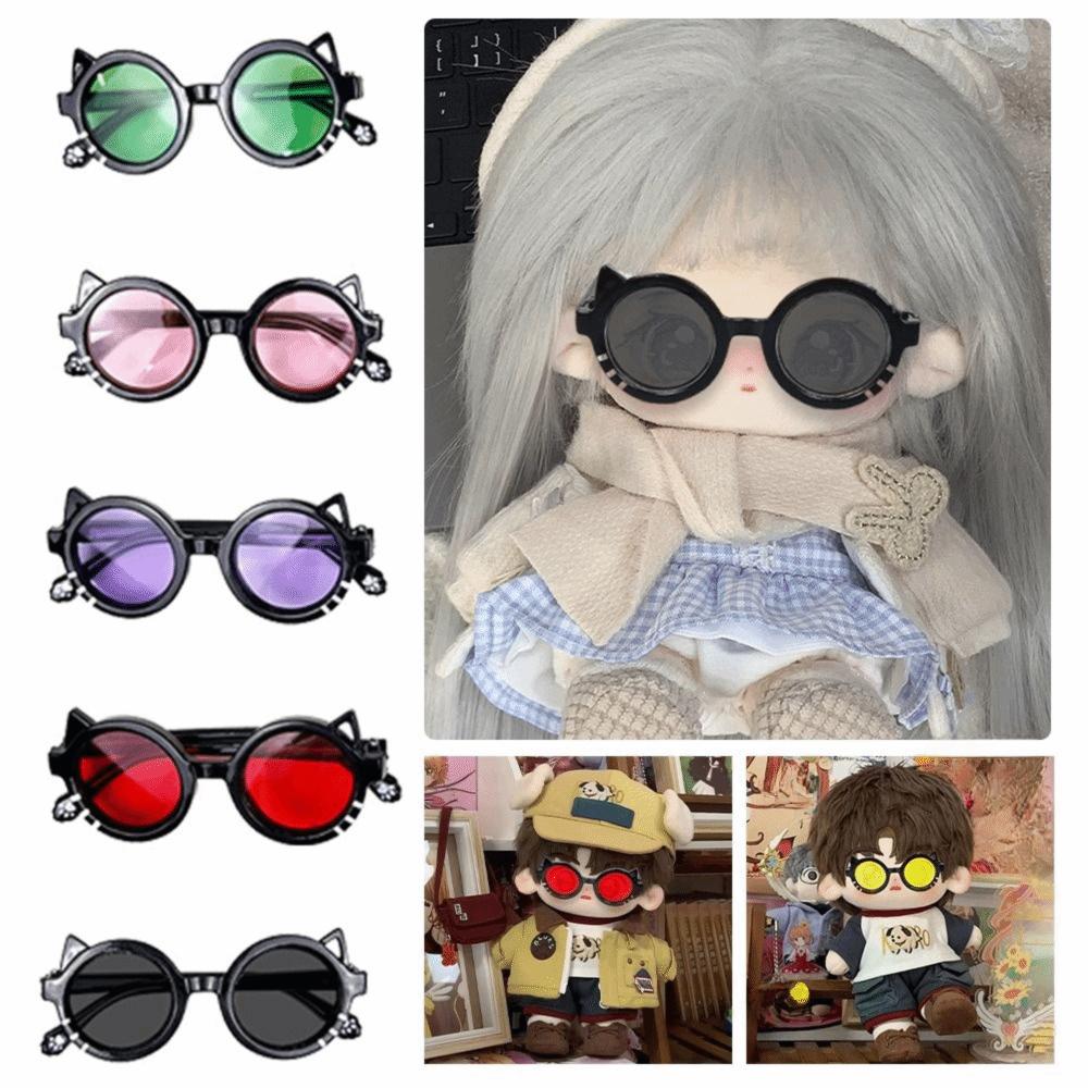 6.5CM Eyeglass Frame Toys Labubu Glasses Miniature Doll Glasses  Doll Decorations