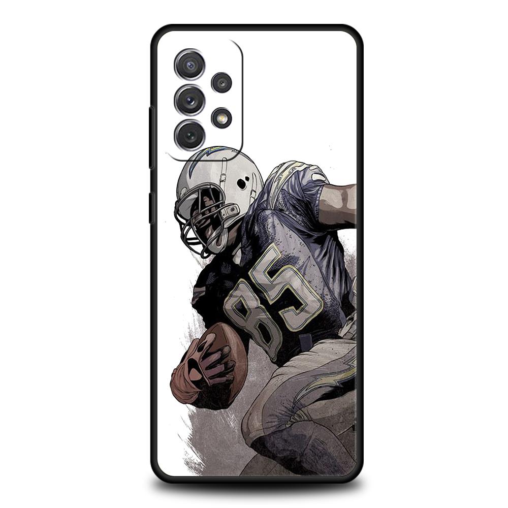 

Case For Samsung A15 A13 A35 A55 A51 A71 A41 A31 A03S A05 A17 A23 A25 A33 A53 A73 5G A07 4G Cover American Rugby player sport Samsung A07 4G