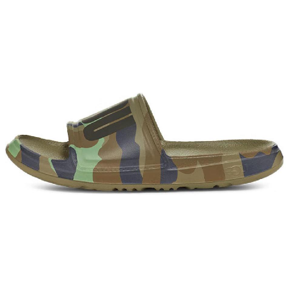 UGG Wilcox Slide Camopop Plastic Casual Slippers Men s Moss Green 1144910-MSG 43