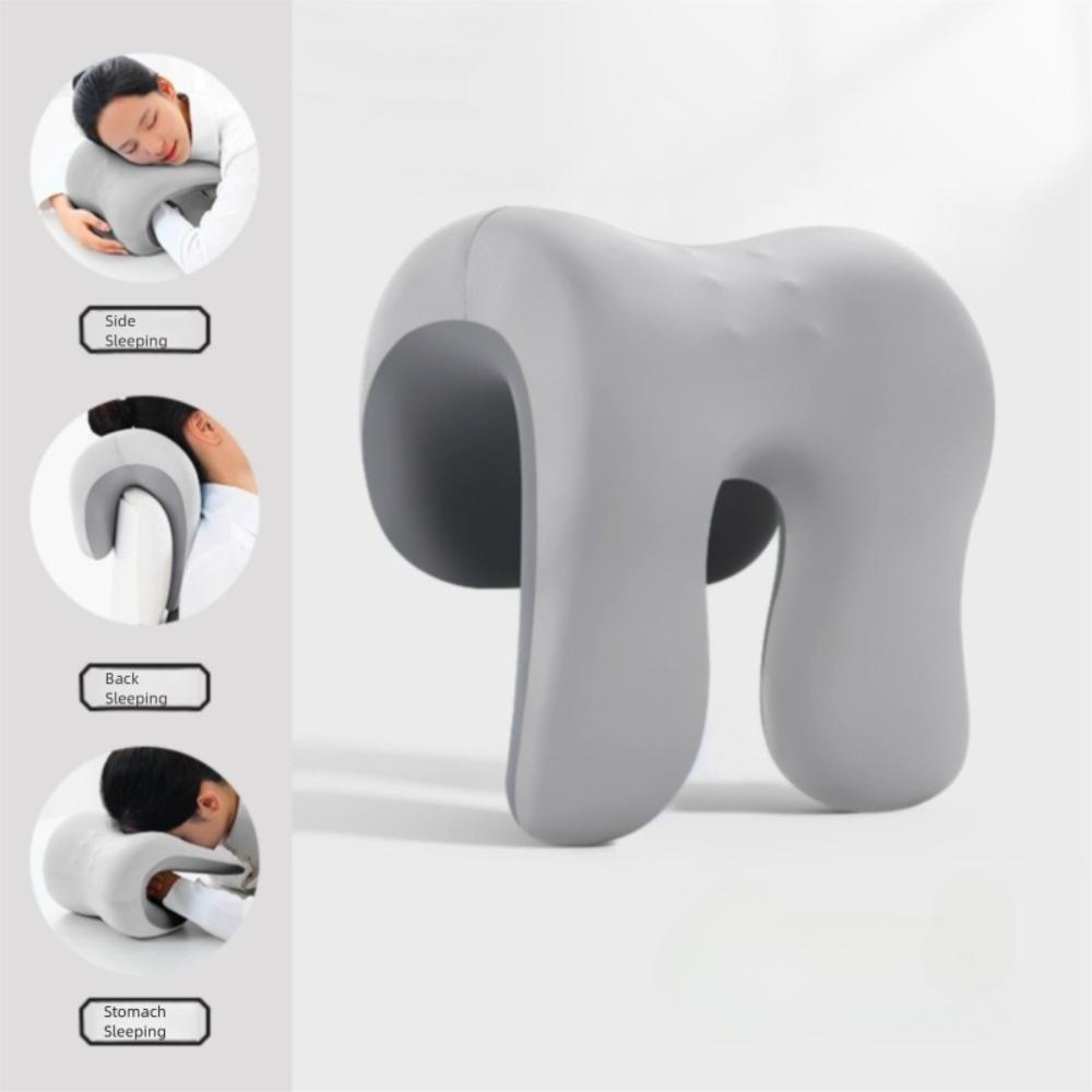 Memory Foam Nap Pillow Ergonomic Design Orthopedic Support Neck Support Pillow Breathable Desk Napping Orthopedic Pillow