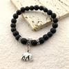 Lucky Natural Stone Beaded Bracelet Fashion Cute Elephant Unisex Bracelet Jewelry Bracelet