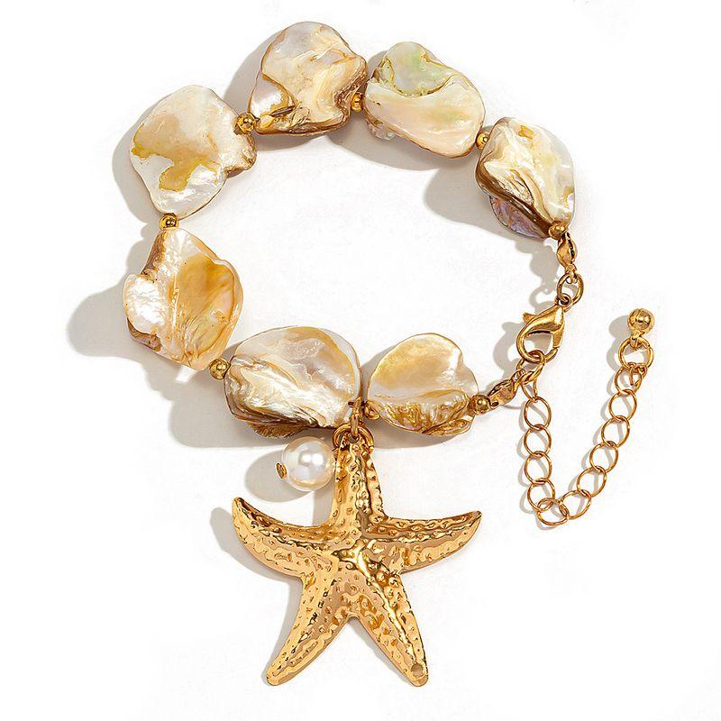 Fashion Ins Style Pearl Shell Starfish Necklace New Arrival Fashion All-Match Classy Exquisite Necklace Jewelry Female Accessories